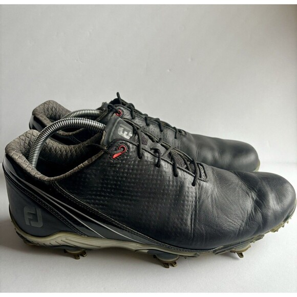 FootJoy Other - Footjoy FJ DNA 2.0 Golf Shoes Men's Size 11 Soft Spikes Black Leather Lace Up